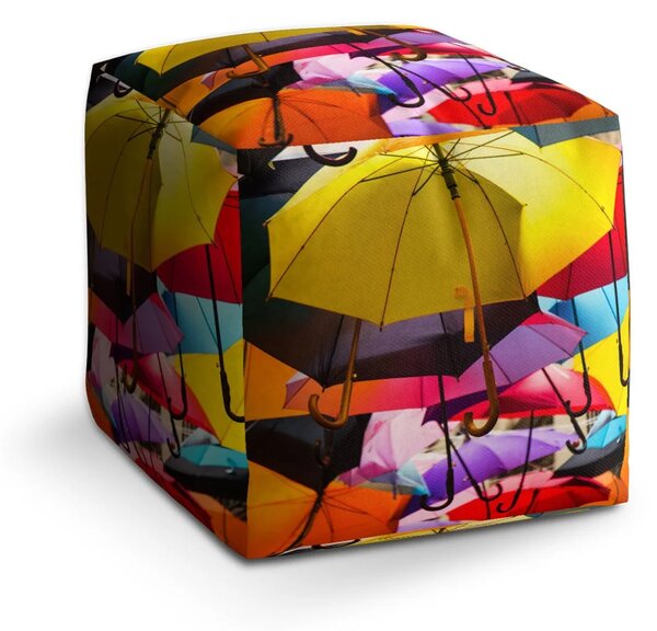 Sablio Taburet Cube Deštníky - 40x40x40 cm