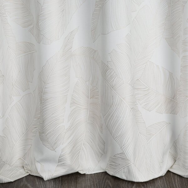 ZATEMŇOVACÍ ZÁVĚS NA KROUŽCÍCH LIMITED COLLECTION LUNA2 140X250 CM BÍLÁ