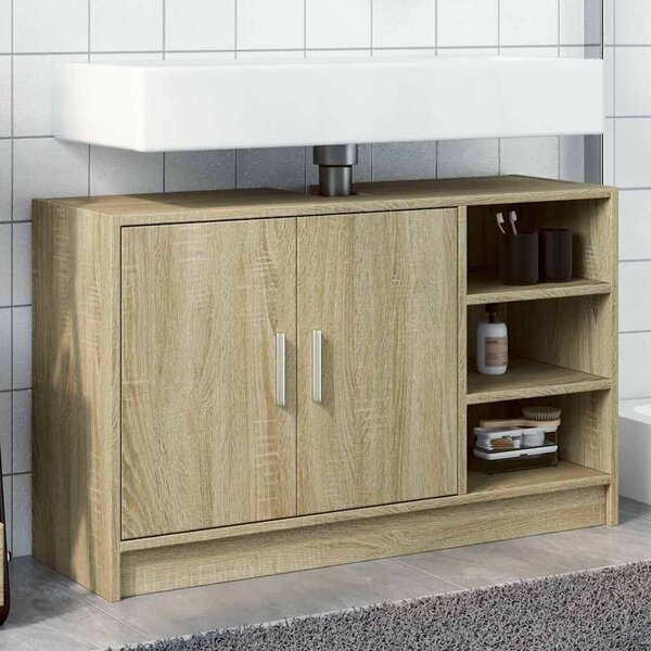 Skříňka pod umyvadlo dub sonoma 90x29x55 cm kompozitní dřevo