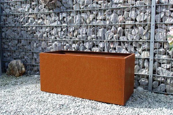 Truhlík MAXI, corten, šířka 60 cm, hnědý