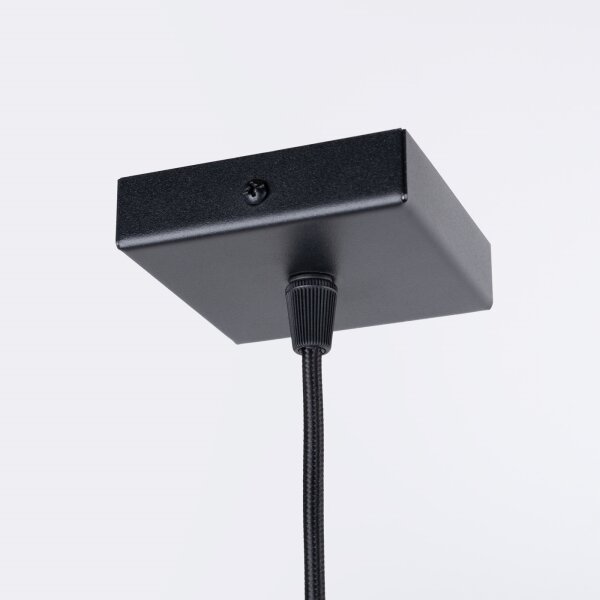 Sollux SL.1400 - Lustr na lanku PRYSM 1xG9/8W/230V černá