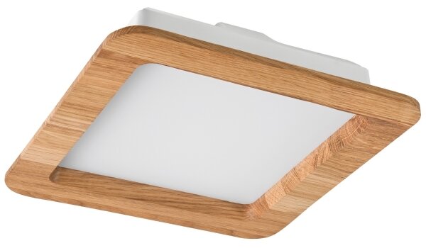 LED Podhledové svítidlo WOODY SPOT LED/17W/230V 3000K dub 18,5x18,5 cm