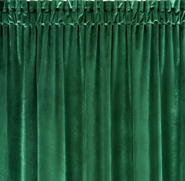 ZATEMŇOVACÍ ZÁVĚS NA PÁSCE SAMANTA 140X270 CM ZELENÁ