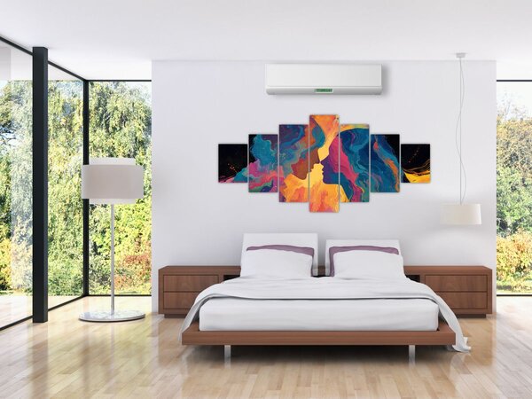 Obraz - Vesmírná láska (210x100 cm)