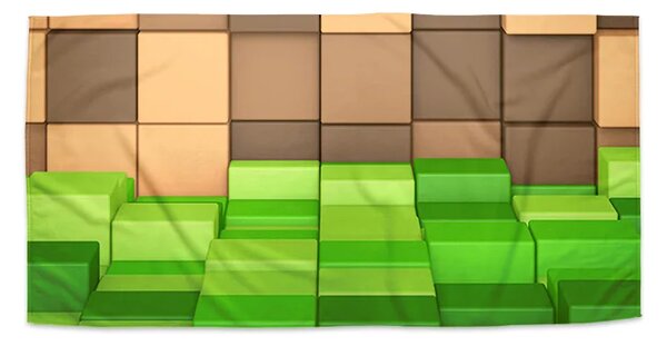 Sablio Ručník Blocks 3D - 30x50 cm