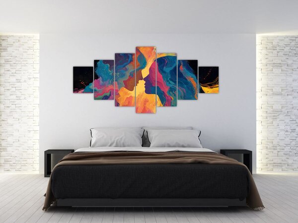 Obraz - Vesmírná láska (210x100 cm)