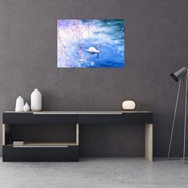 Obraz - Magické jezero (70x50 cm)