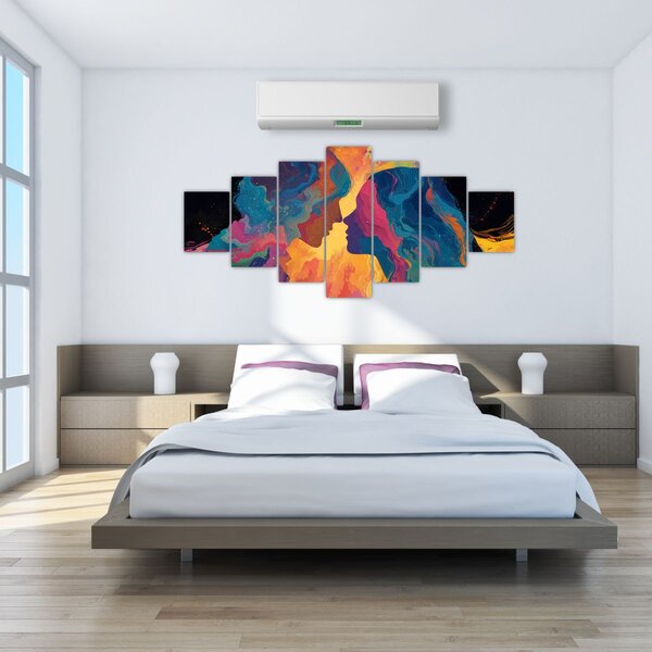 Obraz - Vesmírná láska (210x100 cm)