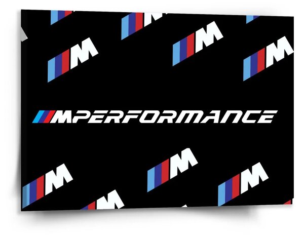 Sablio Obraz MPERFORMANCE černý vzor - 150x110 cm
