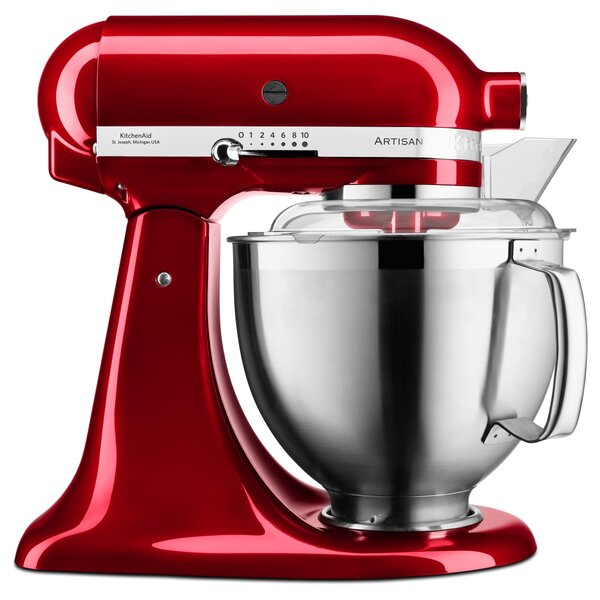 Kuchyňský robot Artisan KSM 185, 300 W červená metalíza KitchenAid (Barva-červená metalíza)