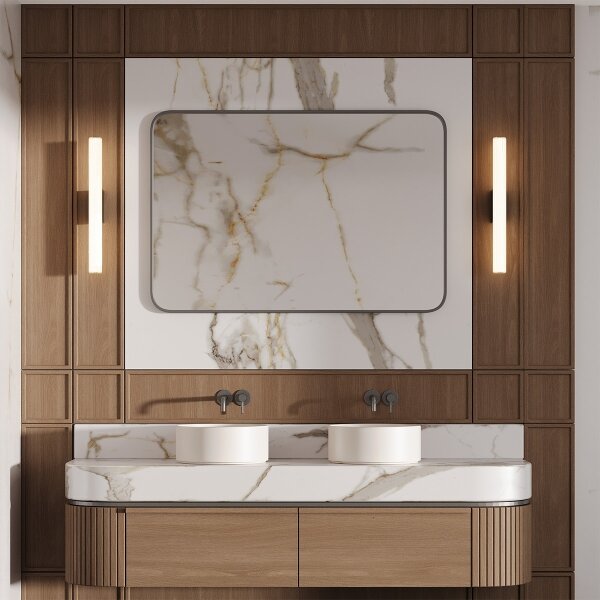 LED Koup. osvětlení zrcadla LINEA LED/12W/230V 3000/4000/6000K IP44 61 cm zlatá
