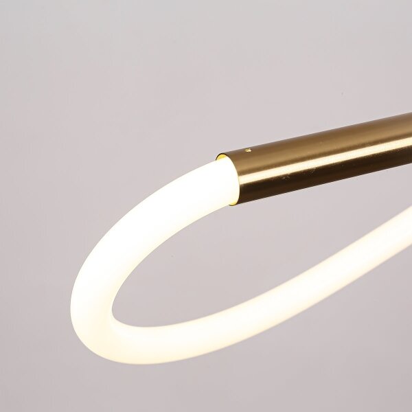 LED Lustr na lanku MELECA LED/24W/230V 3000/4000/6000K 100 cm zlatá