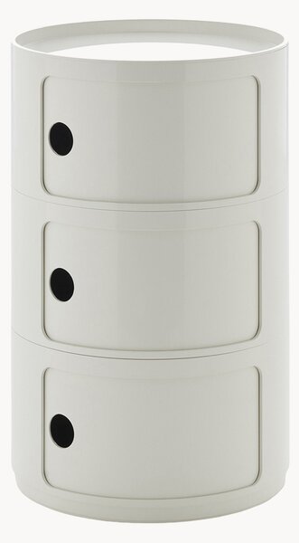 Designový odkládací stolek Componibili, 3 moduly, V 70 cm
