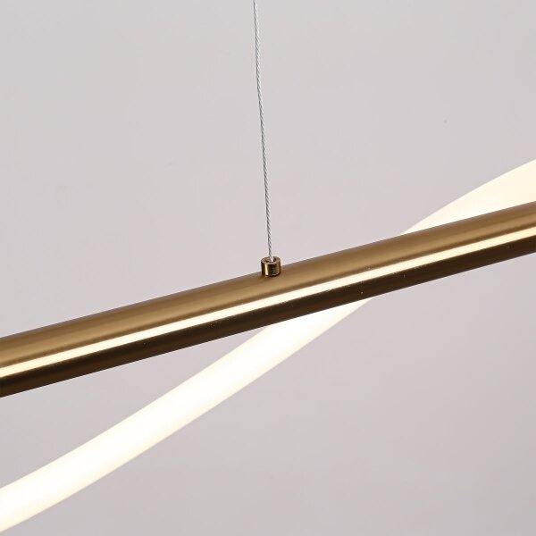 LED Lustr na lanku MELECA LED/24W/230V 3000/4000/6000K 100 cm zlatá