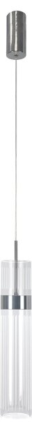 LED Lustr na lanku AMBIENTE LED/6W/230V 3000/4000/6000K lesklý chrom