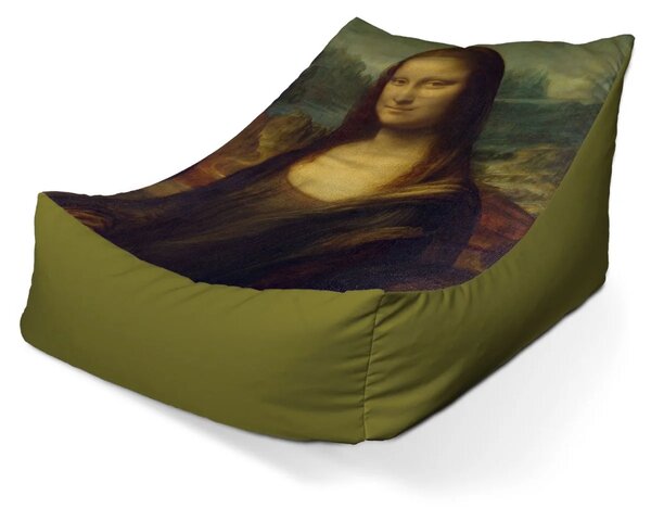 Sablio Sedací vak Lounge Mona Lisa - Leonardo da Vinci - 80 x 95 x 50 cm