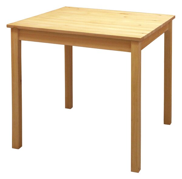 Jídelní stůl 8842 lakovaný, 75 x 75 cm, , borovice
