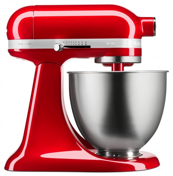 Kuchyňský robot Artisan MINI KSM 3311, 250 W červená metalíza KitchenAid (Barva-červená metalíza)