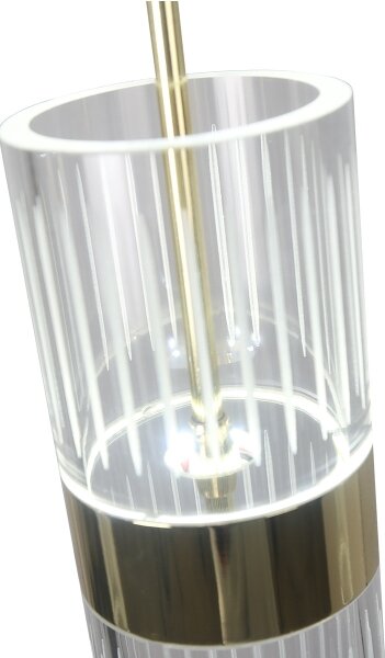 LED Lustr na lanku AMBIENTE 3xLED/6W/230V 3000/4000/6000K zlatá