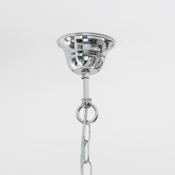 Brilagi - LED Křišťálový lustr na řetězu MOZART 5xE14/40W/230V lesklý chrom