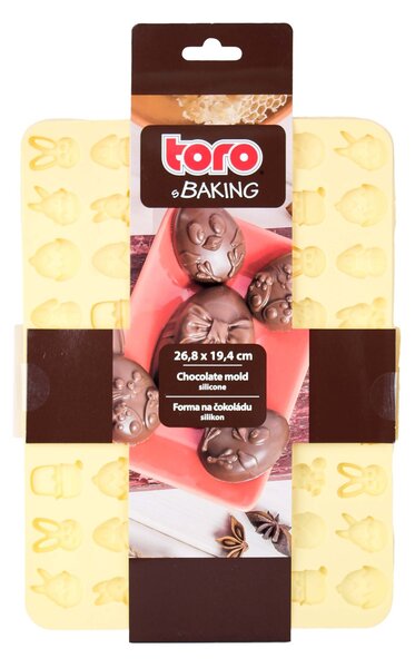 Silikonová forma na čokoládu TORO 54ks velikonoční