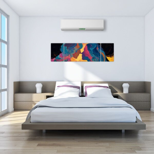 Obraz - Vesmírná láska (170x50 cm)