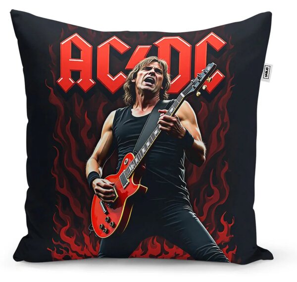 Sablio Polštář ACDC Kytarista - 40x40 cm
