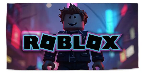 Sablio Ručník ROBLOX Neonové město - 30x50 cm