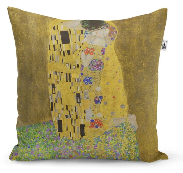 Sablio Polštář Polibek - Gustav Klimt - 40x40 cm
