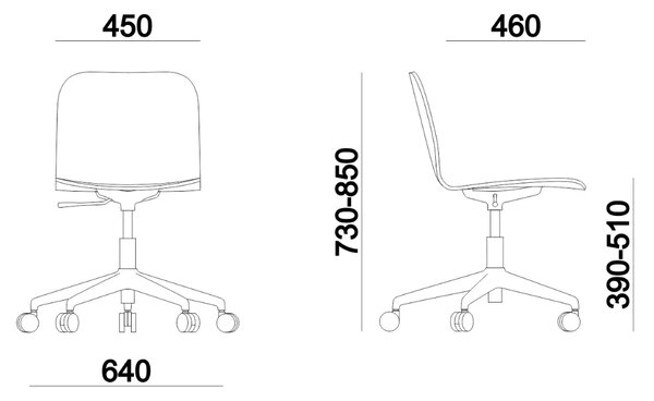 RIM - Konferenční židle LAMBDA WOOD LA 4011.15