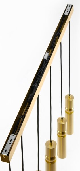 Jupiter 2011 - Lustr na lanku ALAS 6xGU10/10W/230V zlatá