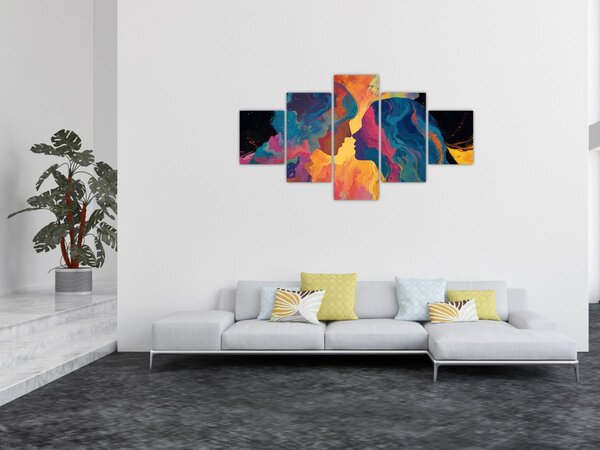 Obraz - Vesmírná láska (125x70 cm)