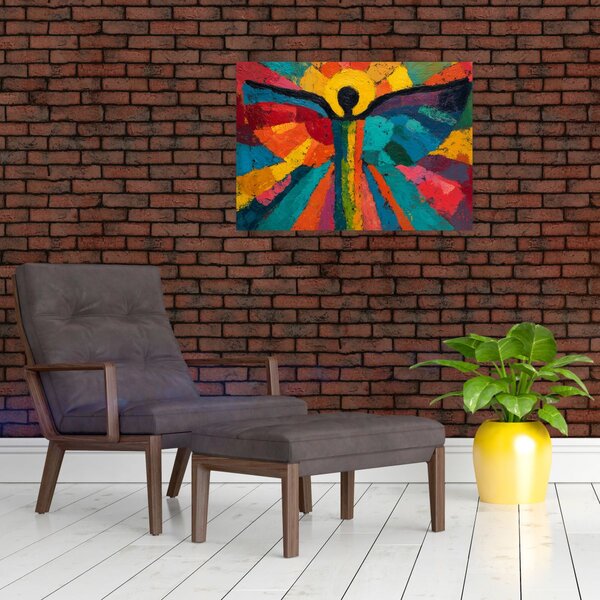 Obraz - Malovaný anděl (70x50 cm)