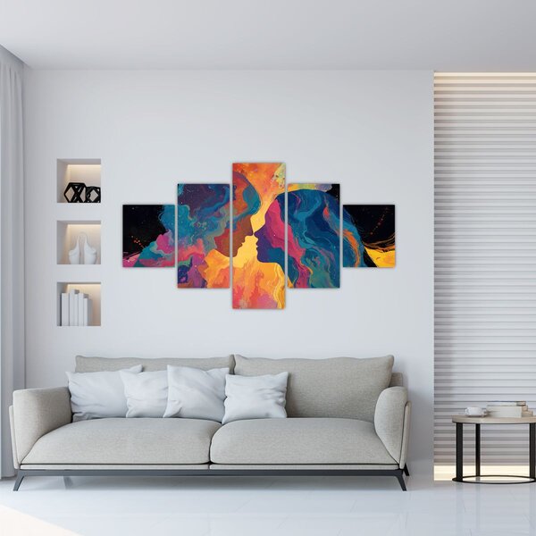 Obraz - Vesmírná láska (125x70 cm)