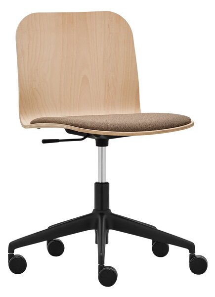 RIM - Konferenční židle LAMBDA WOOD LA 4012.15 s čalouněným sedákem