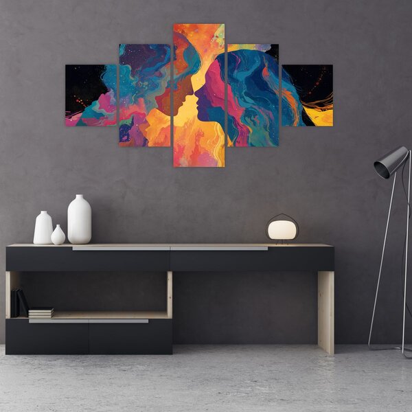 Obraz - Vesmírná láska (125x70 cm)