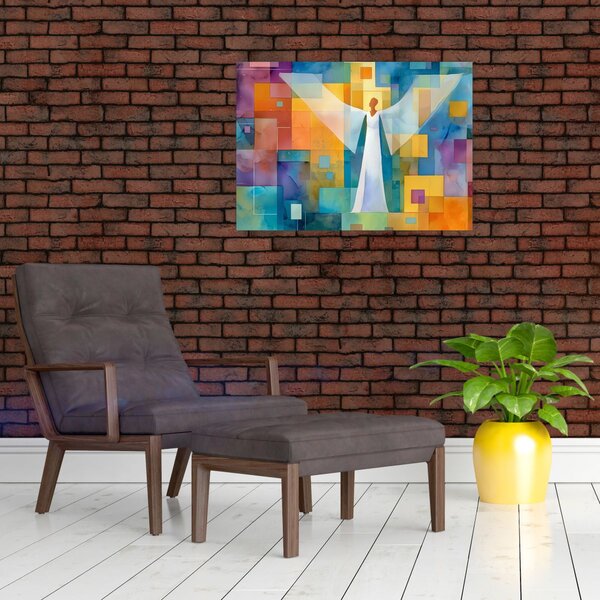 Obraz - Geometrický anděl (70x50 cm)