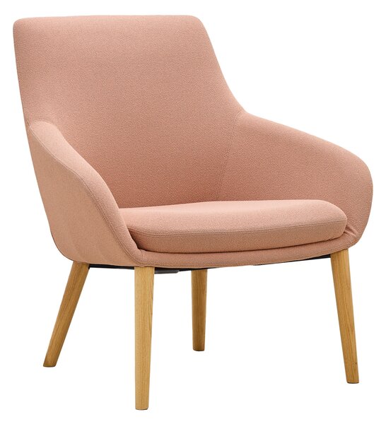 RIM - Křeslo KLOE LOUNGE KL 5305.17 s dřevěnou podnoží