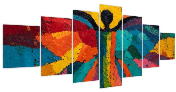 Obraz - Malovaný anděl (210x100 cm)