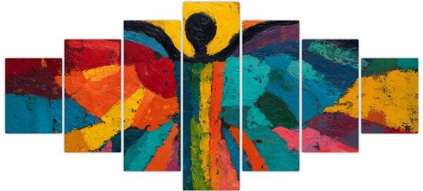 Obraz - Malovaný anděl (210x100 cm)