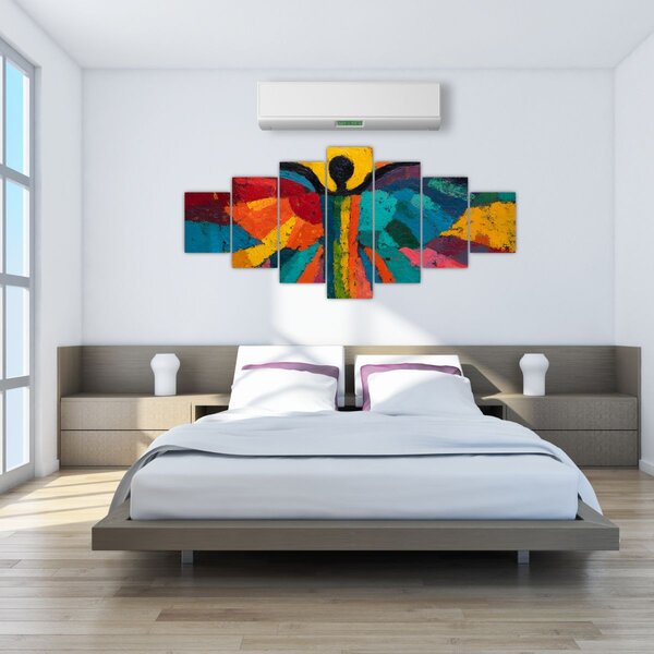 Obraz - Malovaný anděl (210x100 cm)