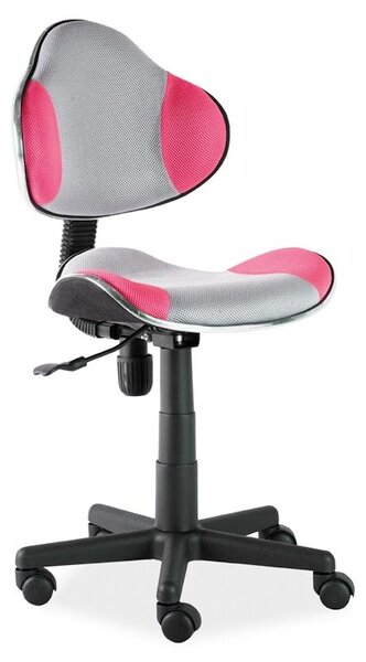 Dětská židle Q-G2 | růžovo-šedá