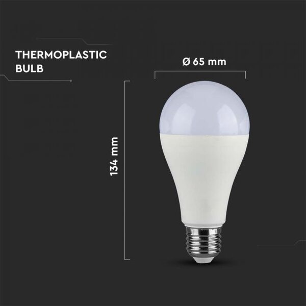 V-TAC led žárovka 1x17 W 6500 K E27 214458