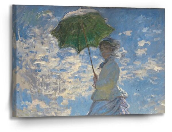Sablio Obraz Dáma se slunečníkem - Claude Monet - 90x60 cm