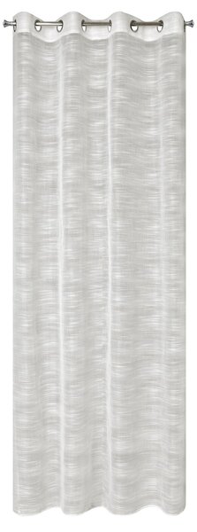 ZÁCLONA NA KROUŽCÍCH ASTERA 140X250 CM KRÉMOVÁ
