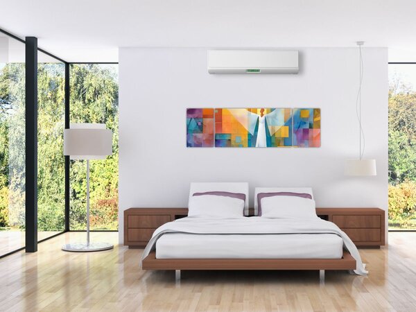 Obraz - Geometrický anděl (170x50 cm)