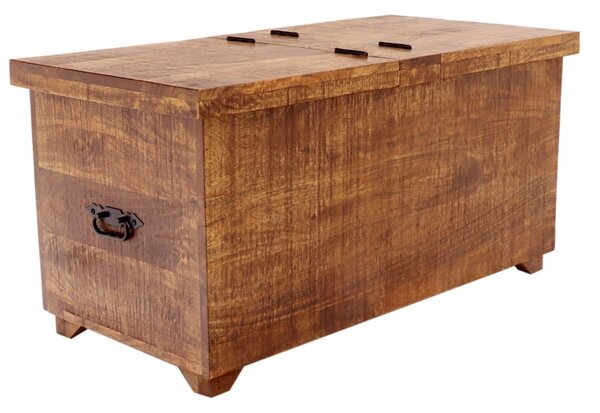 Truhlice Retro 90x45x45 z indického masivu mango