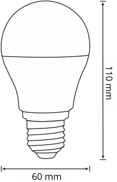 Goldlux Sensor chytrá led žárovka 1x8 W 3000 K E27 308832