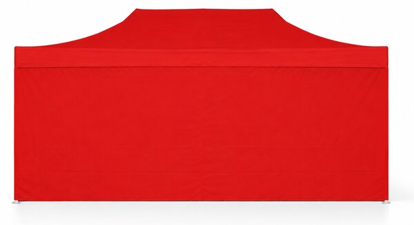 Nůžkový párty stan 3x6m OCEL Standard – 4 plné bočnice barva Zelená