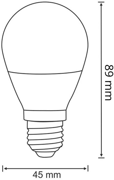 Goldlux Platinum led žárovka 1x6.3 W 3000 K E27 305671